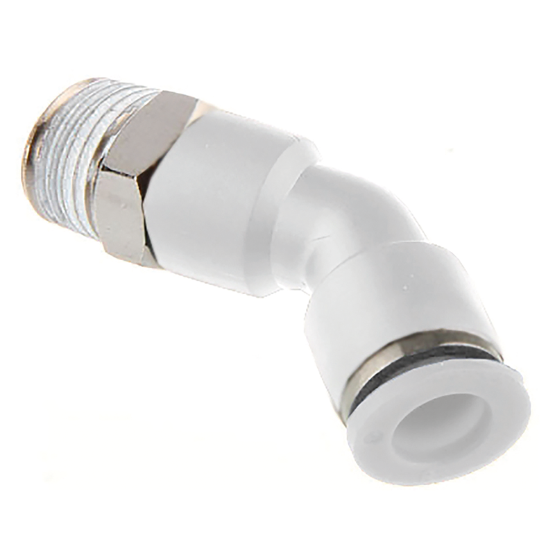 MALE 45 ELBOW 4MM X 1/4-WHITE