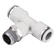 MALE STUD TEE 8MM X 3/8-WHITE