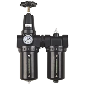 FILTER REG + LUBE C/W AUTODRAIN