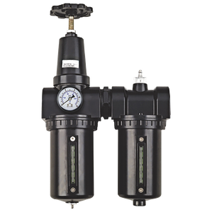 FILTER REG + LUBE C/W AUTODRAIN