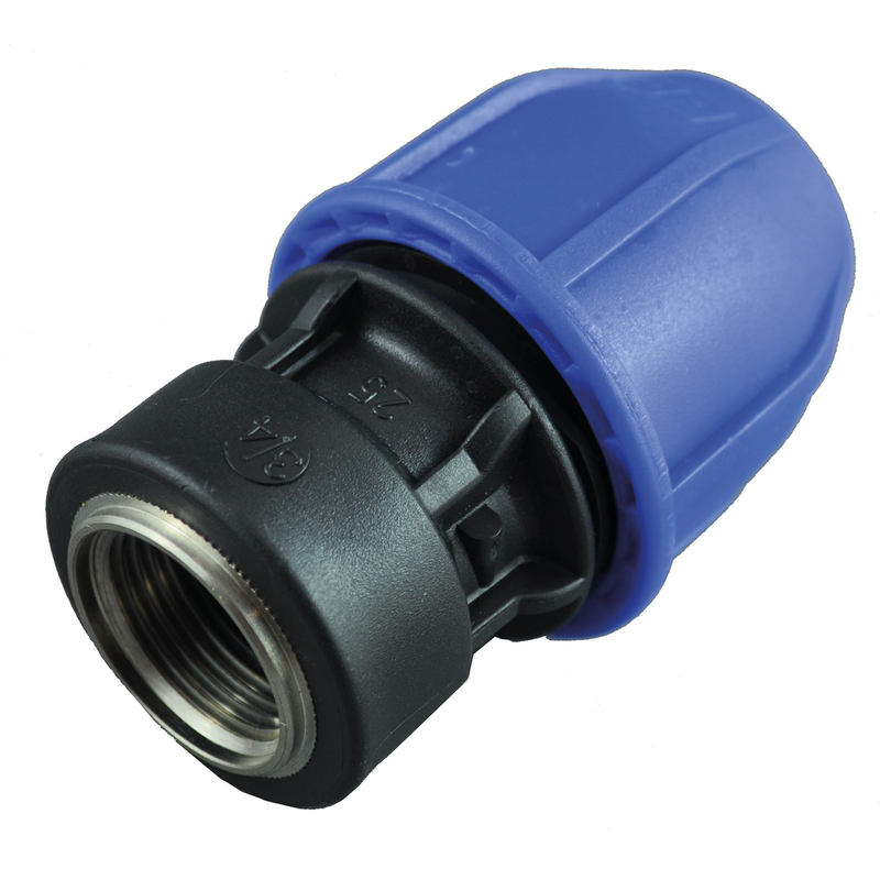 FEM ADPTR WITH BR INSERT (FAB) 20X1/2