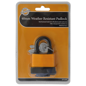 40MM WEATHER RESISTANT PADLOCK