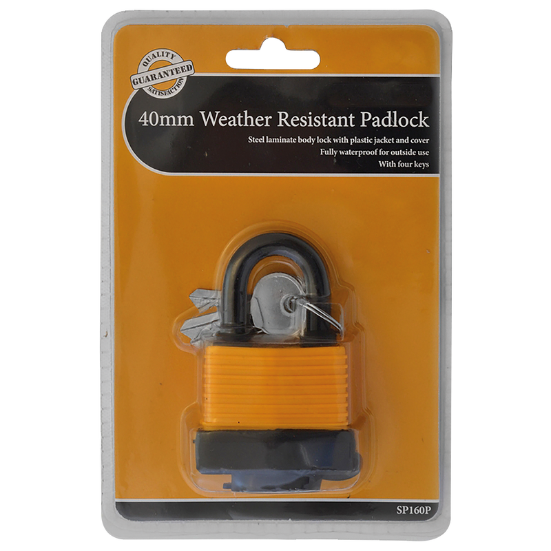40MM WEATHER RESISTANT PADLOCK