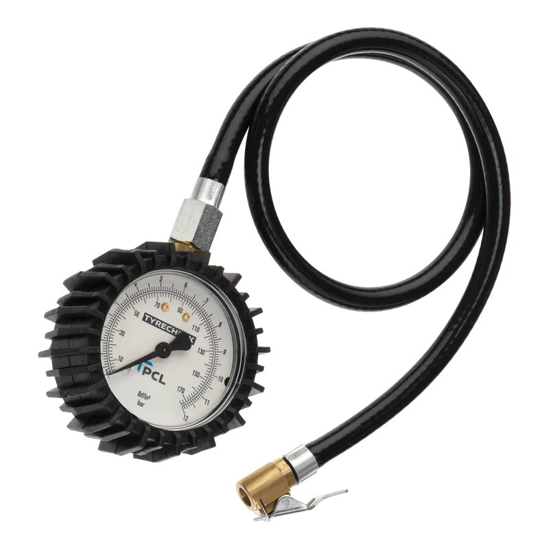 TYRE GAUGE EUROPEAN SGL CLIP ON