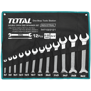 12PCS DOUBLE OPEN END SPANNERSET