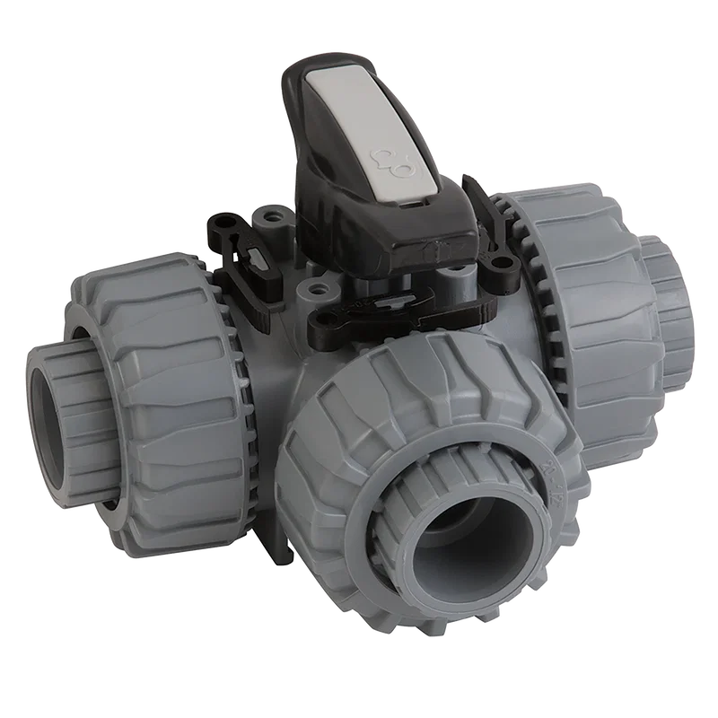 11/2 DN40 ABS PTFE/EPDM 3WT PORT IMP BV
