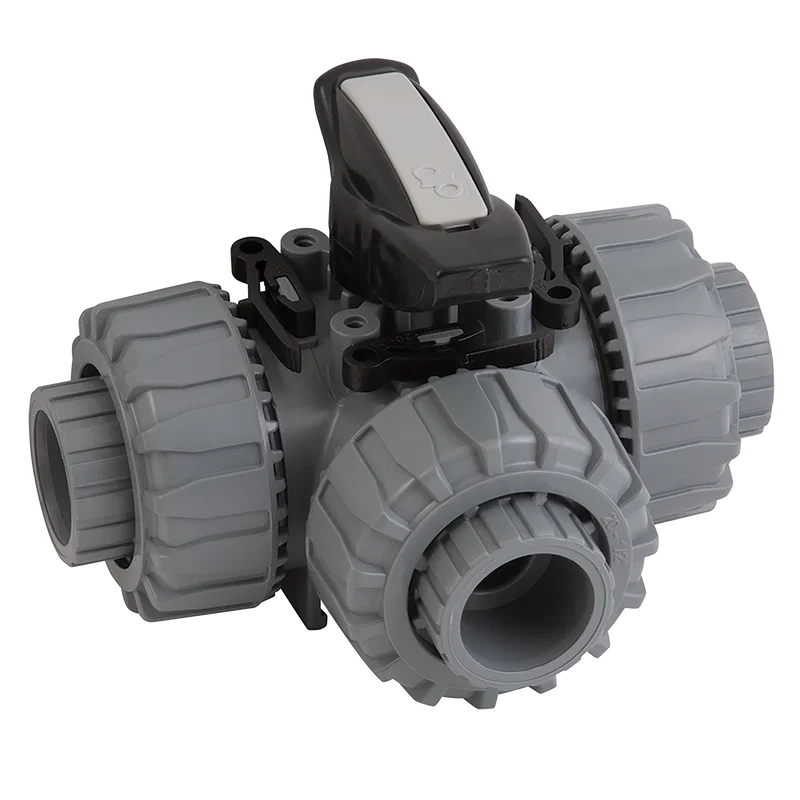 2 ABS TKD L PORT BALL VALVE FPM