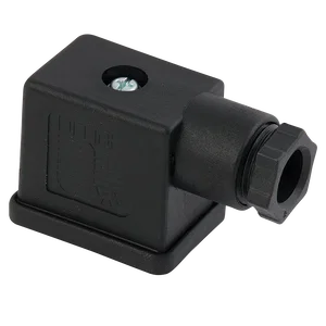 S/CONNECTOR TYP3/B PG9 BLK 2 POLES EARTH