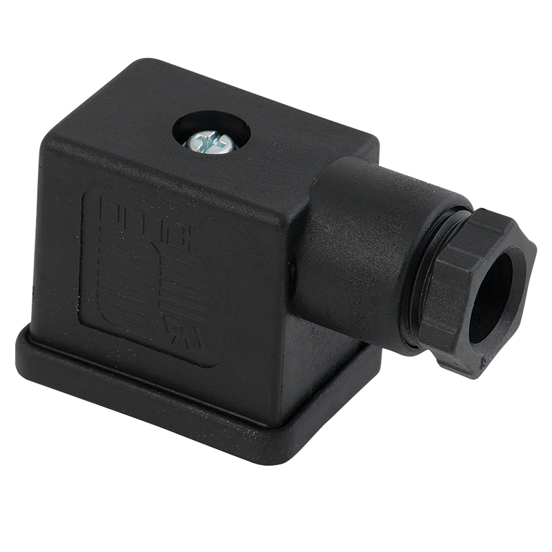 S/CONNECTOR TYP3/B PG9 BLK 2 POLES EARTH