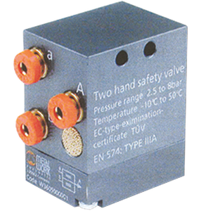 TWO HAND SAFETY VALVE