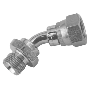 BSP M/F SWIV 45  SWEPT ELB 60 CONE