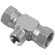 1/4 BSPP SWIV F/F/M FIXED TEE 60 CONE