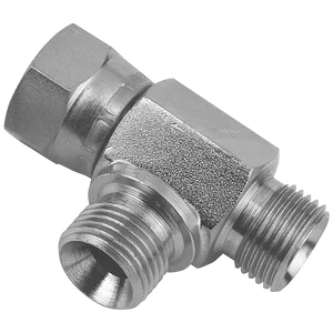 7503-BSPP SWIVEL TEE M/F/M 60 CONE