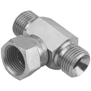 7053-BSPP M/M/F SWIV TEE 60 CONE