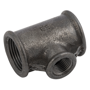 1.1/2X1X1.1/2BSP UNEQ.TEE90 BLACK