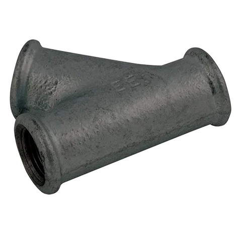 BLACK TEE 45 DEG EQUAL BSP