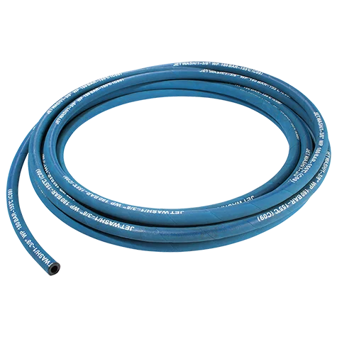 1/4 BLUE JETWASH HOSE - 1 WIRE  1MTR