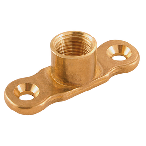 BSPP FEMALE BACK PLATE BRASS