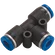 06MM X 04MM OD UNEQUAL TEE PUSHIN