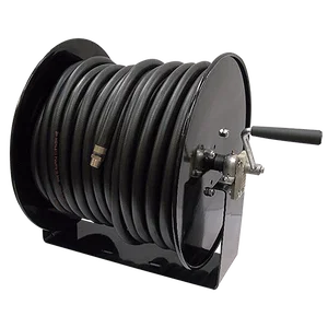 MANUAL REWIND HOSE REEL C/W AIR/WAT HOSE