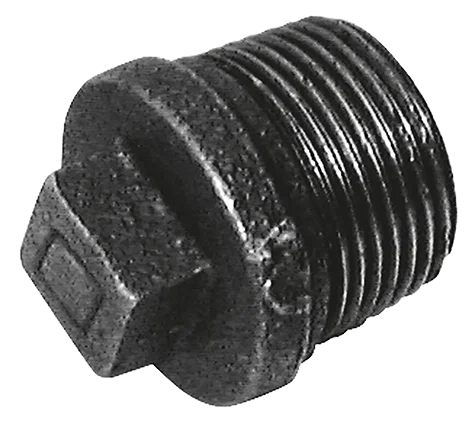 1    BSPT MALE BEADED SOLID PLUG BLACK