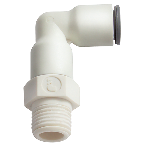 1/2OD X1/2 NPTF SWIVEL MALE STUD ELBOW