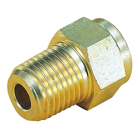 3/8 OD X 1/4 NPTF MALE STR ADAPTOR