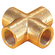 04MM OD FOUR WAY CONNECTOR