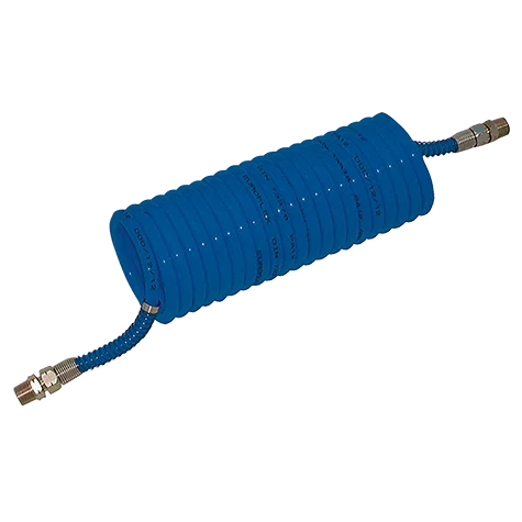 5/16OD RECOIL HOSE BLUE X 40FT & 1/4