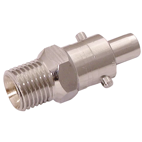 3/8 BRASS CHROME MALE ADAPTOR BSPT