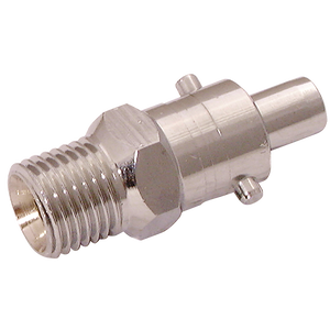 3/8 BRASS CHROME MALE ADAPTOR BSPT