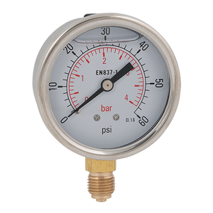 1/4inBSPP 63MM BOTOM GLYC GAUGE