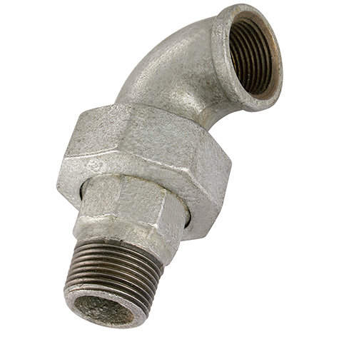3/4  BSP/T M/F T/SEAT 90DEG GALV GF98G