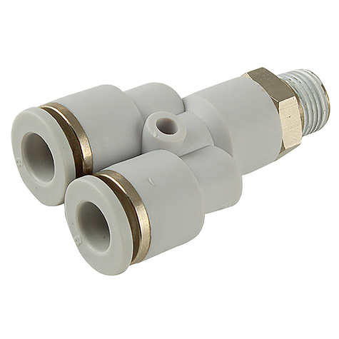 12MM X 1/4 BSPT GREY MALE STUD Y