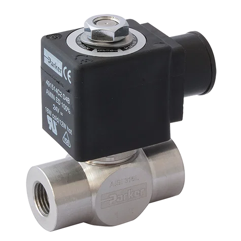 2/2 SOL VALV 1/4 N/O SS FKM 230VAC