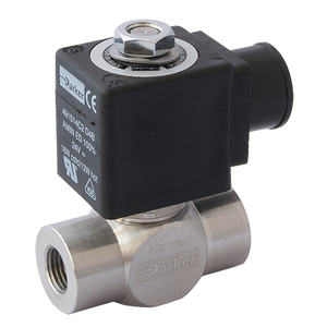 2/2 SOL VALV 1/4 N/O SS FKM 230VAC