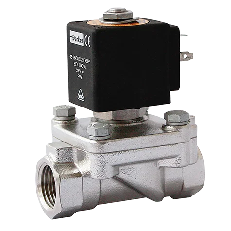 2/2 SOL VALV DLIFT 3/8 N/C SS FKM 24VDC